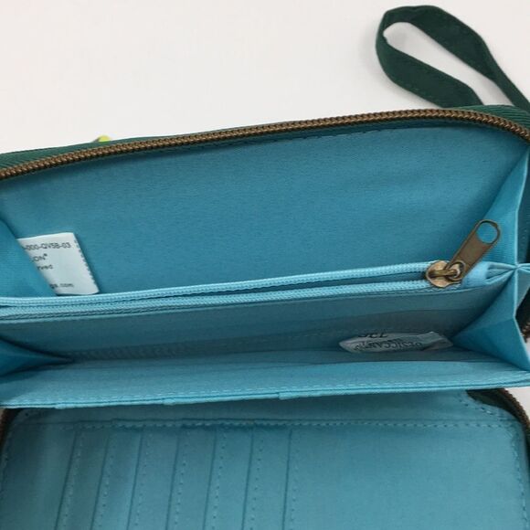 Travelon Nylon Zip Around Long Wallet RFID Protected - Picture 11 of 16